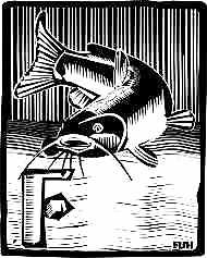Fish - A Print by Louisiana artist John Preble