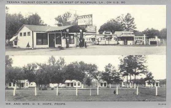 Texana Tourist Court near Sulphur, Louisiana